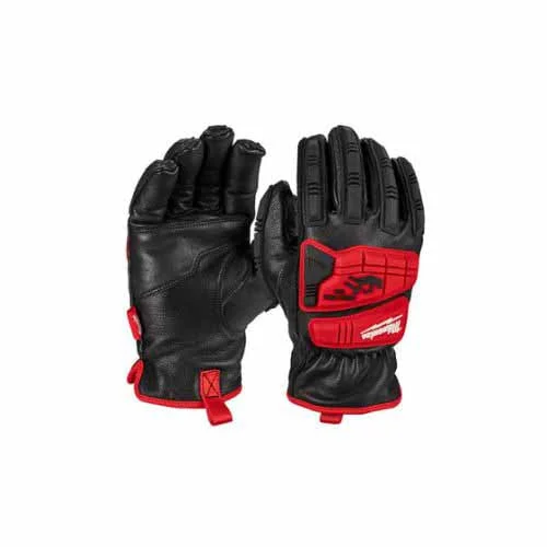 glove with bright feel-  Milwaukee  48-22-8781 Impact Cut Level 5 Goatskin Leather Gloves - M