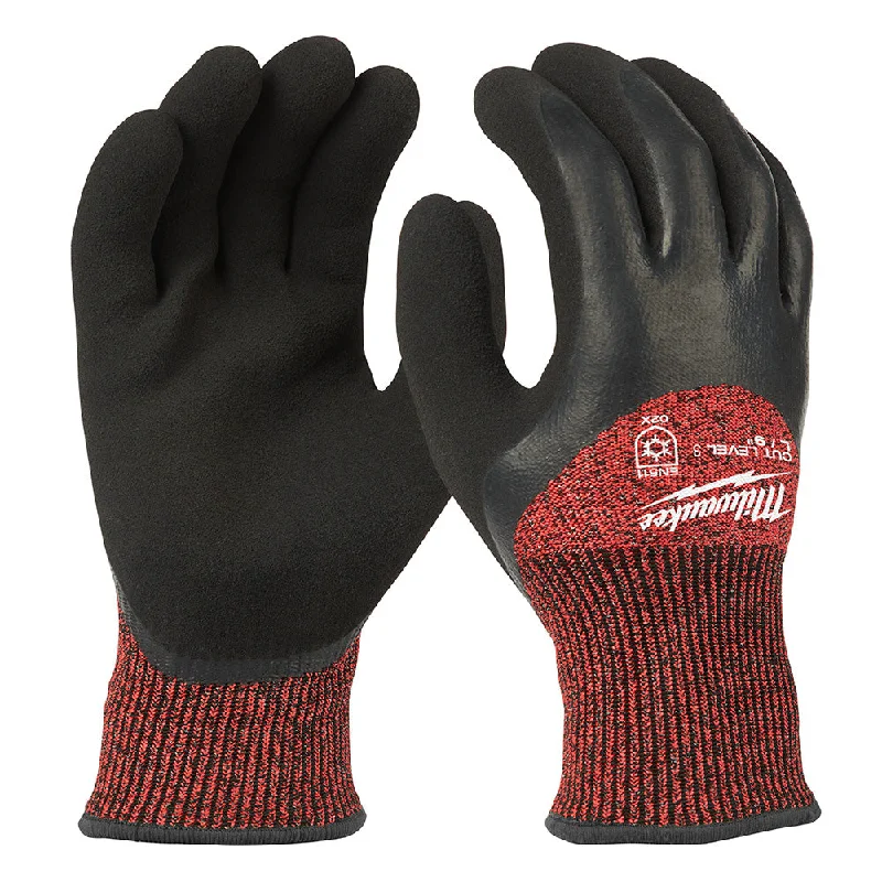 glove with durability-  Milwaukee 48-22-8921B 12 Pack Cut Level 3 Insulated Gloves -M