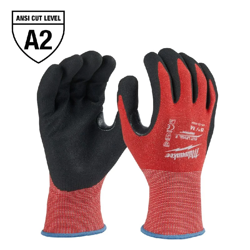 glove for daily feel-  Milwaukee 48-22-8926B Cut Level 2 Nitrile Dipped Gloves - Medium - Bulk 12PK