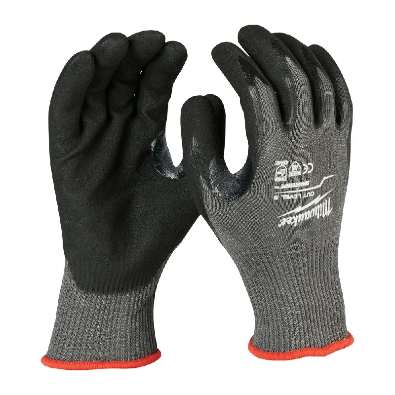 glove with modern look-  Milwaukee  48-22-8954 Cut 5 Dipped Gloves - XXL