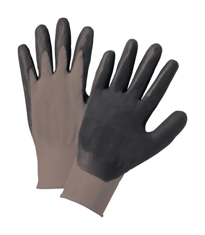 glove for light work-  West Chester Men's Indoor/Outdoor Dipped Abrasion Gloves Black/Gray XL 3 pk