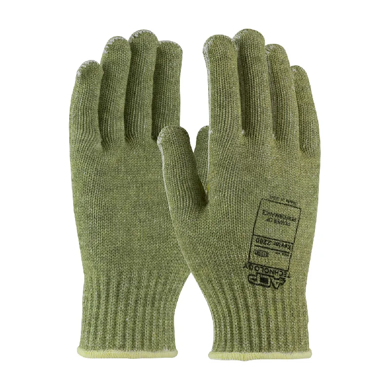 glove with sleek edge-  PIP 07-KA744 Kut Gard Seamless Knit ACP/Kevlar Blended with Cotton Lining - Economy Weight Safety Glove(One Dozen)