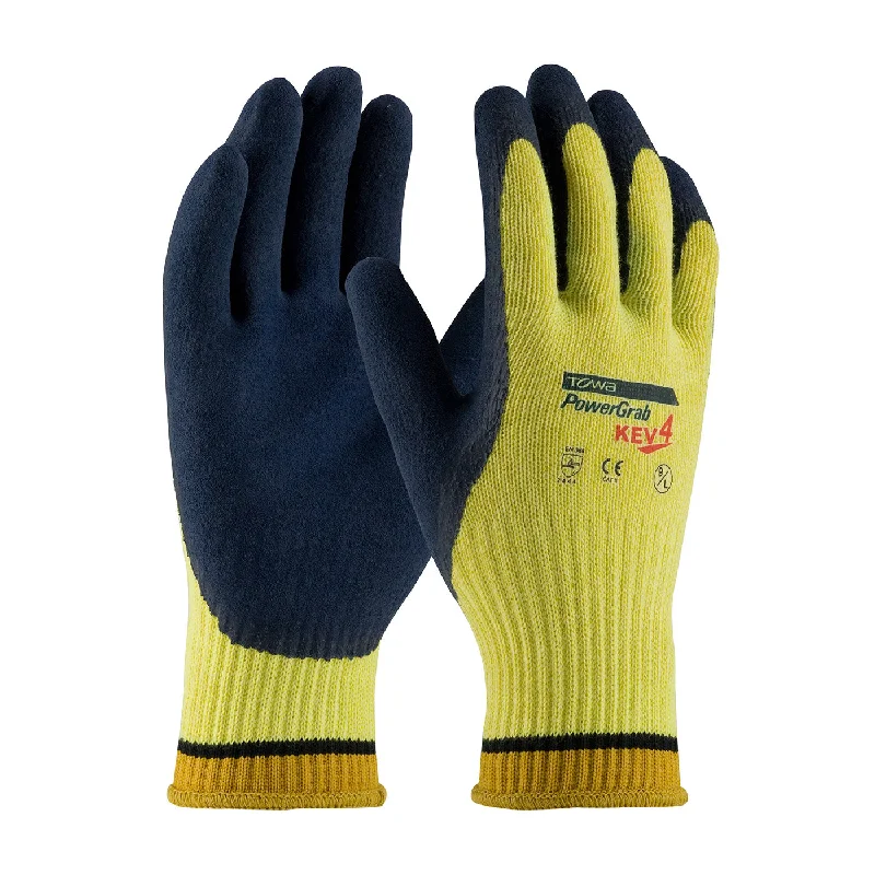 glove for cool tone-  PIP 09-K1444 PowerGrab KEV4 Seamless Knit Kevlar with Latex Coated MicroFinish Grip Safety Glove (One Dozen)