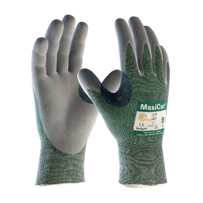 glove with nylon-  PIP Industrial Products 18-570/L Large G-Tek Maxicut Glove