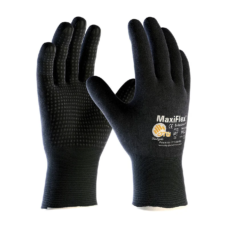 glove for water-  PIP Industrial Products 34-8745/XL G-tex Maxiflex Plus Nitrile Endurance Dotted