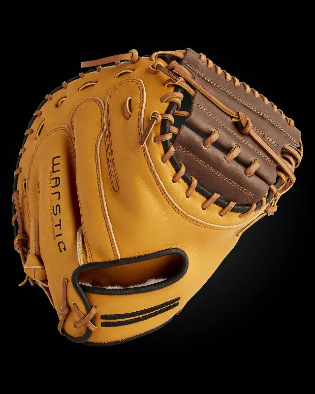 glove with fine finish-  PRO STANDARD SERIES CATCHER’S MITT- BIGHORN STYLE