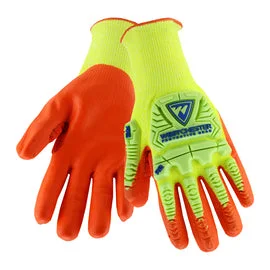 glove for bold look-  Protective Industrial Products Large 10 Gauge Nitrile Palm And Finger Coated Work Gloves With High Performance Polyethylene Liner And Rib Knit Cuff