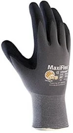 glove with modern look-  Protective Industrial Products Large MaxiFlex® Ultimate™ 15 Gauge Nitrile Palm And Fingers Coated Work Gloves With Nylon And Elastane Liner And Knit Wrist Cuff