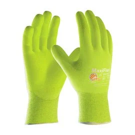 glove with camouflage-  Protective Industrial Products Large MaxiFlex® Ultimate by ATG® Nitrile Coated Work GlovesWith Lycra®/Nylon Liner And Knit Wrist