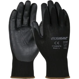 glove for adventurers-  Protective Industrial Products Small G-Tek® 15 Gauge Nitrile Palm And Finger Coated Work Gloves With Nylon Liner