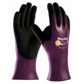 glove for outdoor fun-  Protective Industrial Products X-Large MaxiDry® By ATG® Nitrile Full Coated Work Gloves With Nylon Liner And Gauntlet Cuff