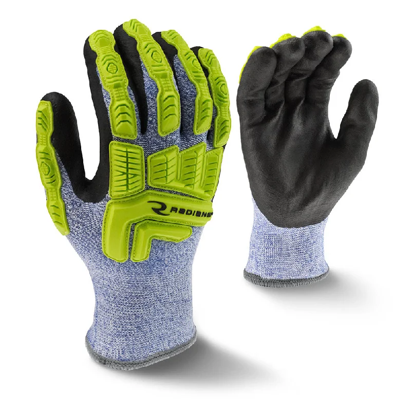 glove for weekend-  Radians RWG604L Cut Protection Level A4 Coated Cold Weather Glove, Large