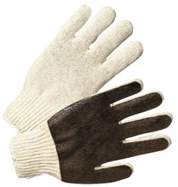 glove with bright edge-  RADNOR™ Women's 7 Gauge PVC Palm Coated Work Gloves With Cotton And Polyester Liner And Knit Wrist