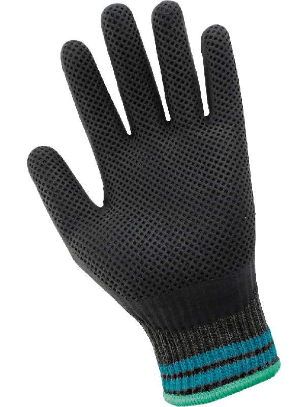 glove with polished-  Samurai Glove® Cut and Heat Resistant Rubber Coated Gloves - 355KV