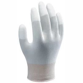 glove with unique feel-  SHOWA™ Medium 13 Gauge Polyurethane Fingertips Coated Work Gloves With Nylon Knit Liner And Knit Wrist Cuff