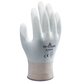 glove for daily feel-  SHOWA™ X-Large 13 Gauge Polyurethane Palm Coated Work Gloves With Nylon Liner And Knit Wrist Cuff