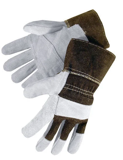 glove with warm vibe-  Standard Shoulder - Reinforced Palm - Denim Back Cuff - Dozen