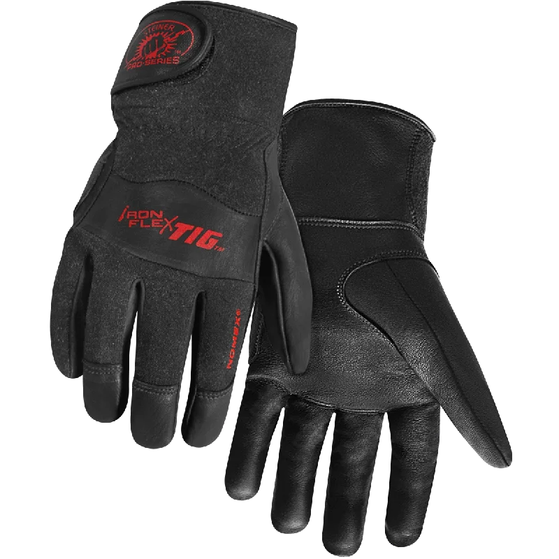 glove with anti slip-  Steiner Industries 0260 Pro-Series Ironflex Super Premium TIG Welding Gloves (One Dozen)