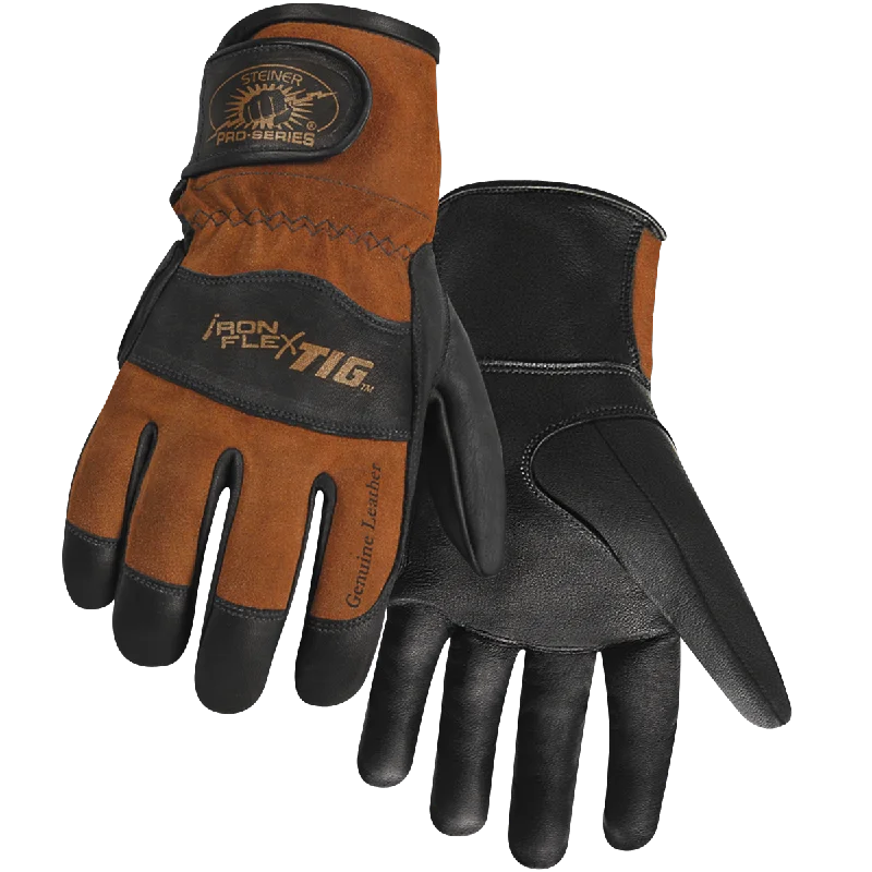 glove for city use-  Steiner Industries 0262 Pro Series IronFlex TIG Super Premium TIG Welding Gloves (One Dozen)