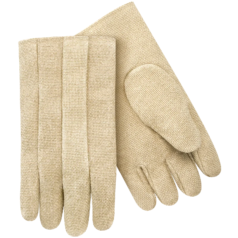 glove with slim fit-  Steiner Industries 07114 Vermiculite Coated Fiber Glass High Temperature Thermal Protective Gloves (6 Pairs)