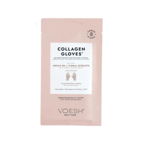 glove with grip-  Voesh Collagen Glove 1pc - Argan Oil & Floral Extract