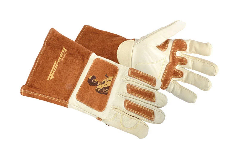 glove for minimal-  Forney 12.625 in. Cowhide Welding Gloves 1 pk