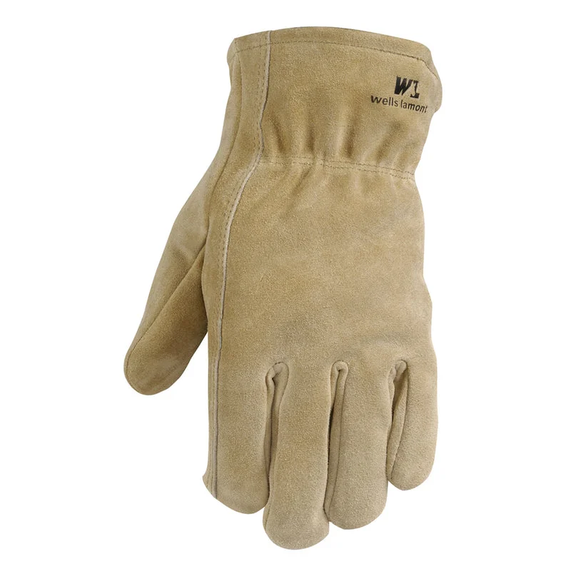 glove for cool tone-  Wells Lamont XXL Suede Cowhide Driver Brown Gloves