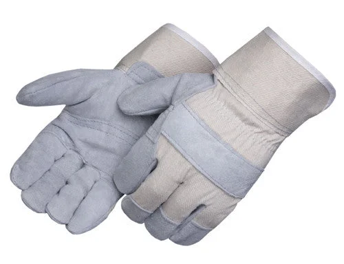 glove with sharp-  White Canvas Back with Reinforced Palm Patch - Dozen