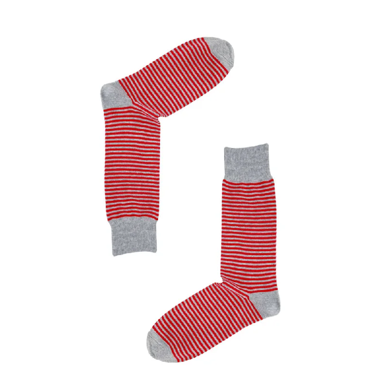 sock for stylish edge-  AAS Cotton Dress Stripe Crew Socks