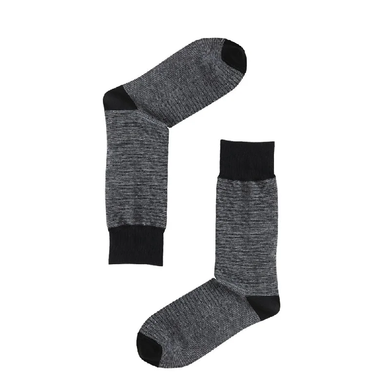 sock with sporty edge-  AAS Cotton Dress Welt Dot Stripe Crew Socks