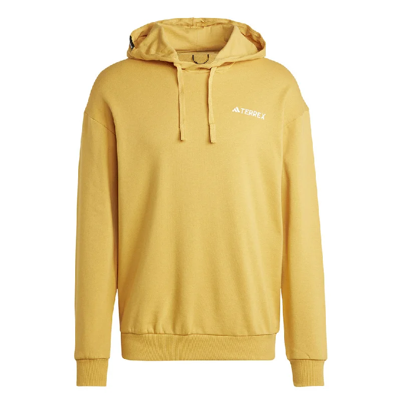 sock for summer-  adidas - Men's Terrex Logo Hoodie (IB2705)