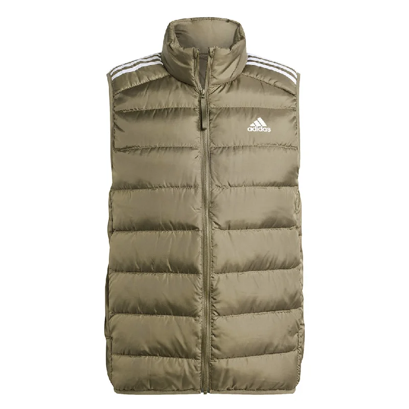 sock for urban feel-  adidas - Men's Essentials 3-Stripes Light Down Vest (IK3211)