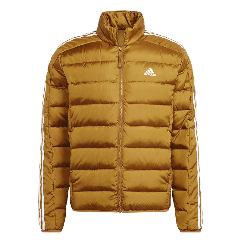 sock for daily vibe-  adidas - Men's Essentials 3-Stripes Lite Down Jacket (IK3208)