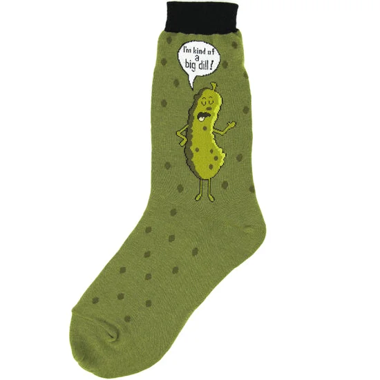 sock with unique edge-  BIG DILL WOMEN'S SOCKS