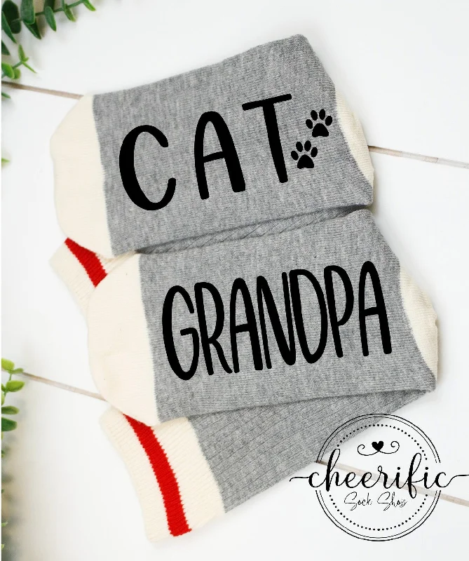 sock for professional-  Cat Grandpa Socks