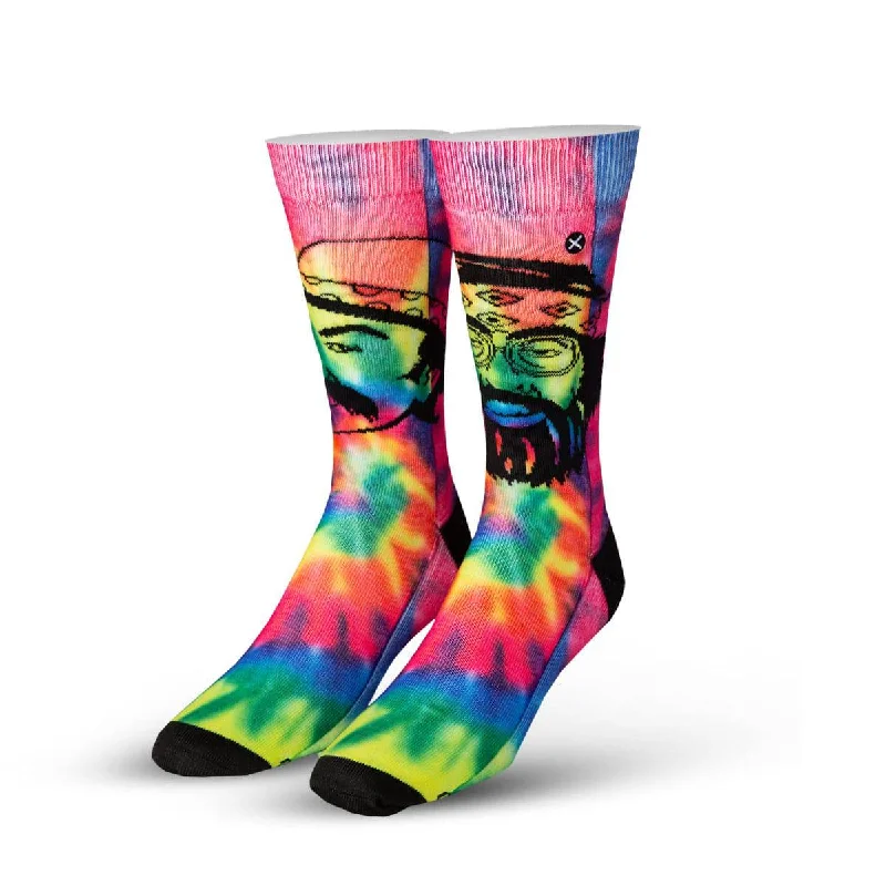 sock with sporty chic-  Cheech & Chong Trippy Men's Crew Socks