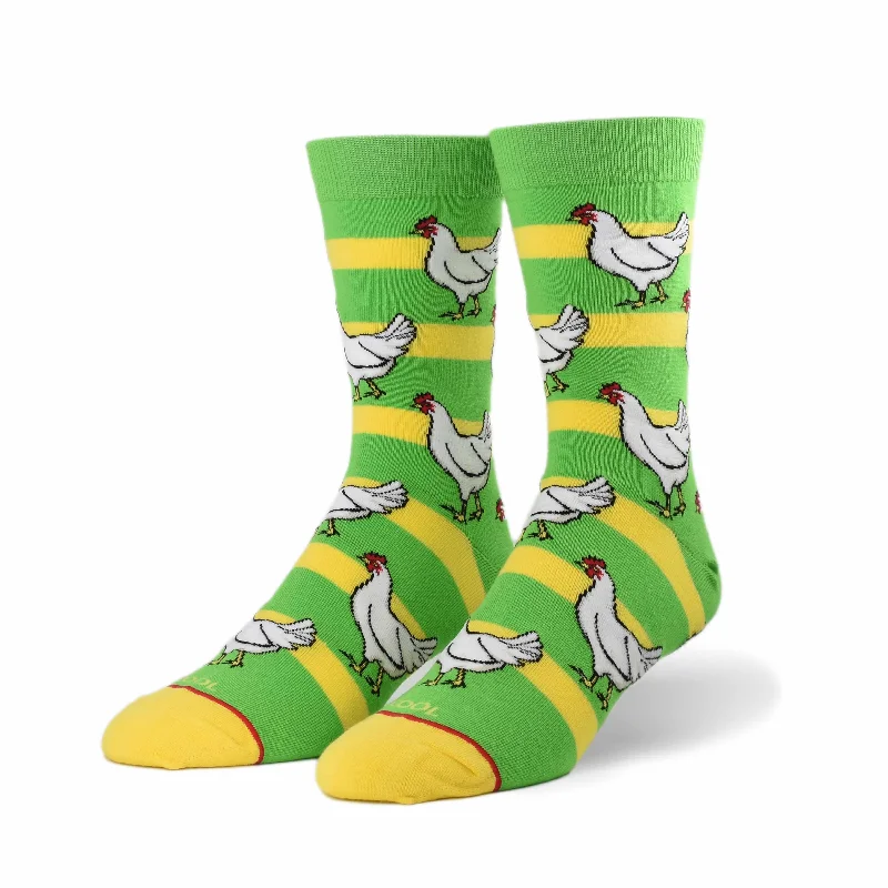 sock with bold touch-  Chicken Socks Men's Crew Socks