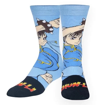 sock with crew height-  Chun Li Socks