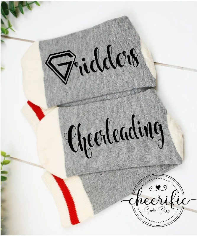 sock with sharp touch-  Gridders Cheerleading