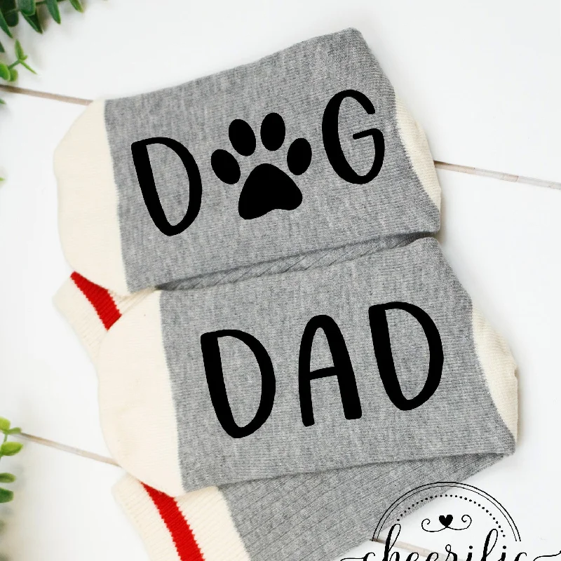 sock for daily feel-  Dog Dad Socks