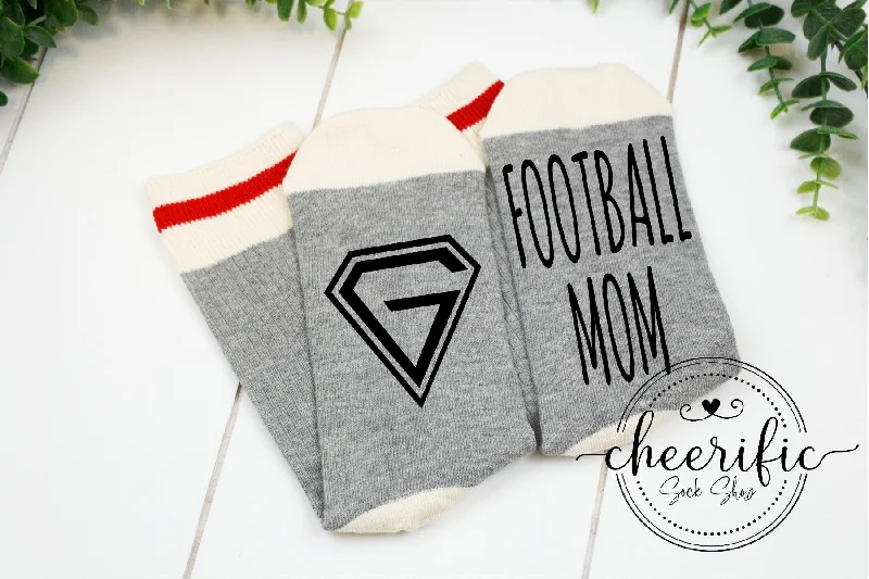 sock with active vibe-  Gridders Football Mom