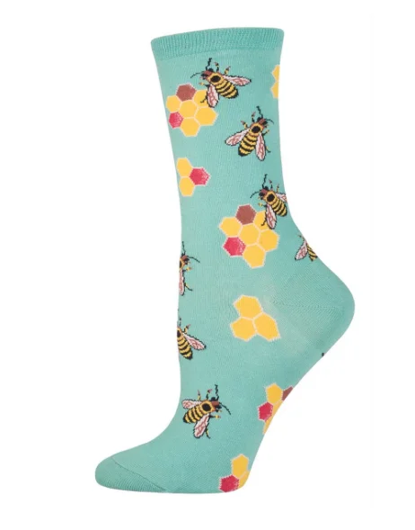 sock for summer-  BUSY BEES WOMEN'S CREW