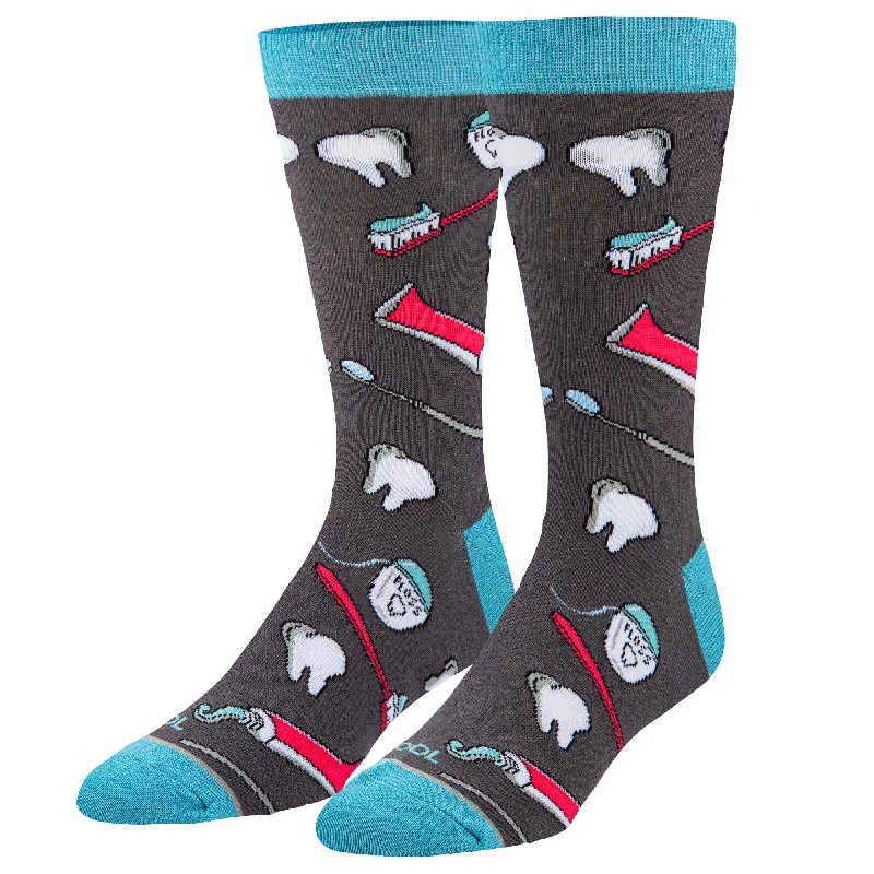 sock with high end vibe-  Dentist Men's Crew Socks