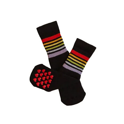 sock with vibrant hue-  Explorer - Non Slip Baby/Toddler Tube Socks