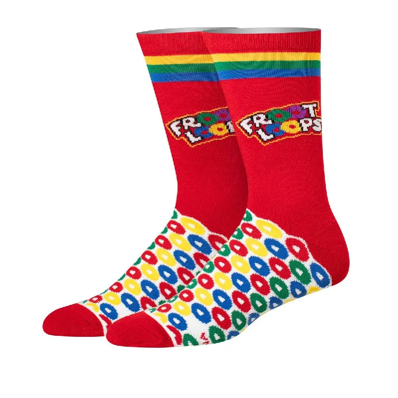 sock with bright touch-  Froot Loops Men's