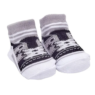 sock for modern-  Grey & Black Sneaker Socks