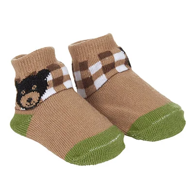 sock for outdoor fun-  Griffin the Black Bear Socks