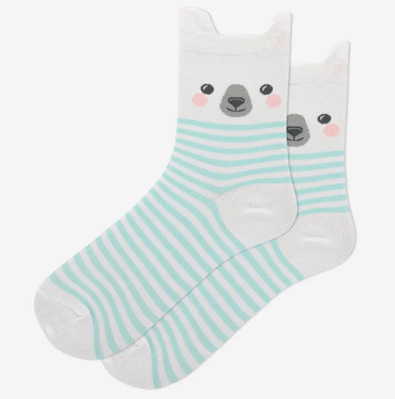 sock for daily feel-  Polar Bear Anklet