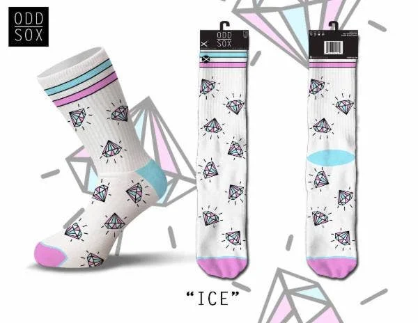 sock for trekking-  Ice White