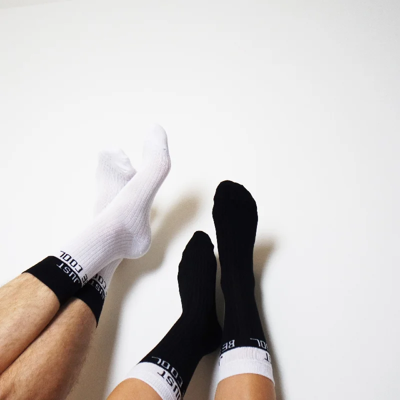 sock with modern feel-  Just be Cool Couple Socks, Socks For Couple, Xmas Gifts For Couple, Valentine's Gift for Her, Solemates Socks Gifts, Gifts For Couple